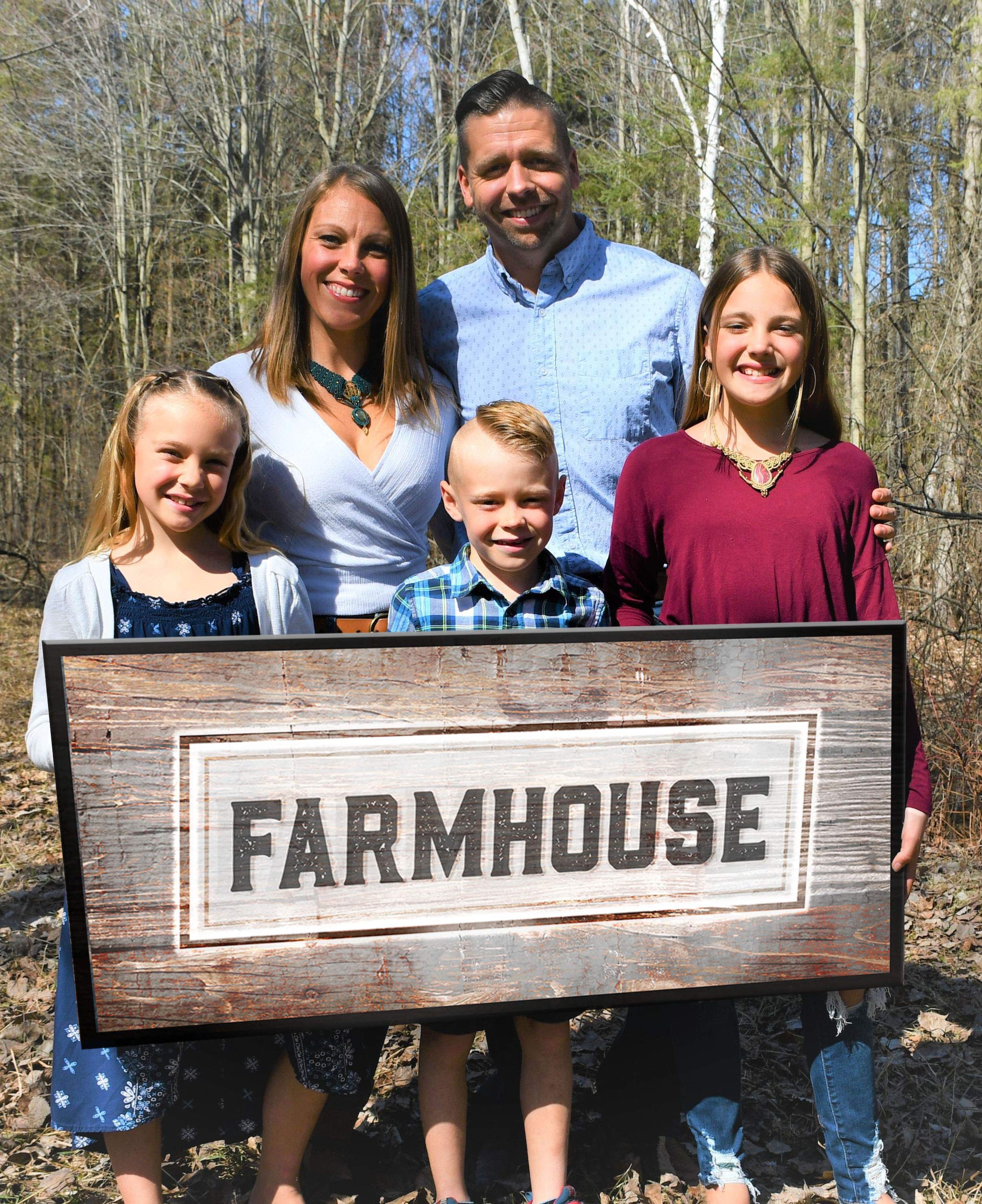Farmhouse Wall Art with Black Floating Frame - 42x19 Large Canvas Wall Decor for Living Room, Entryway & Front Door - Perfect Housewarming Gift & Home Décor