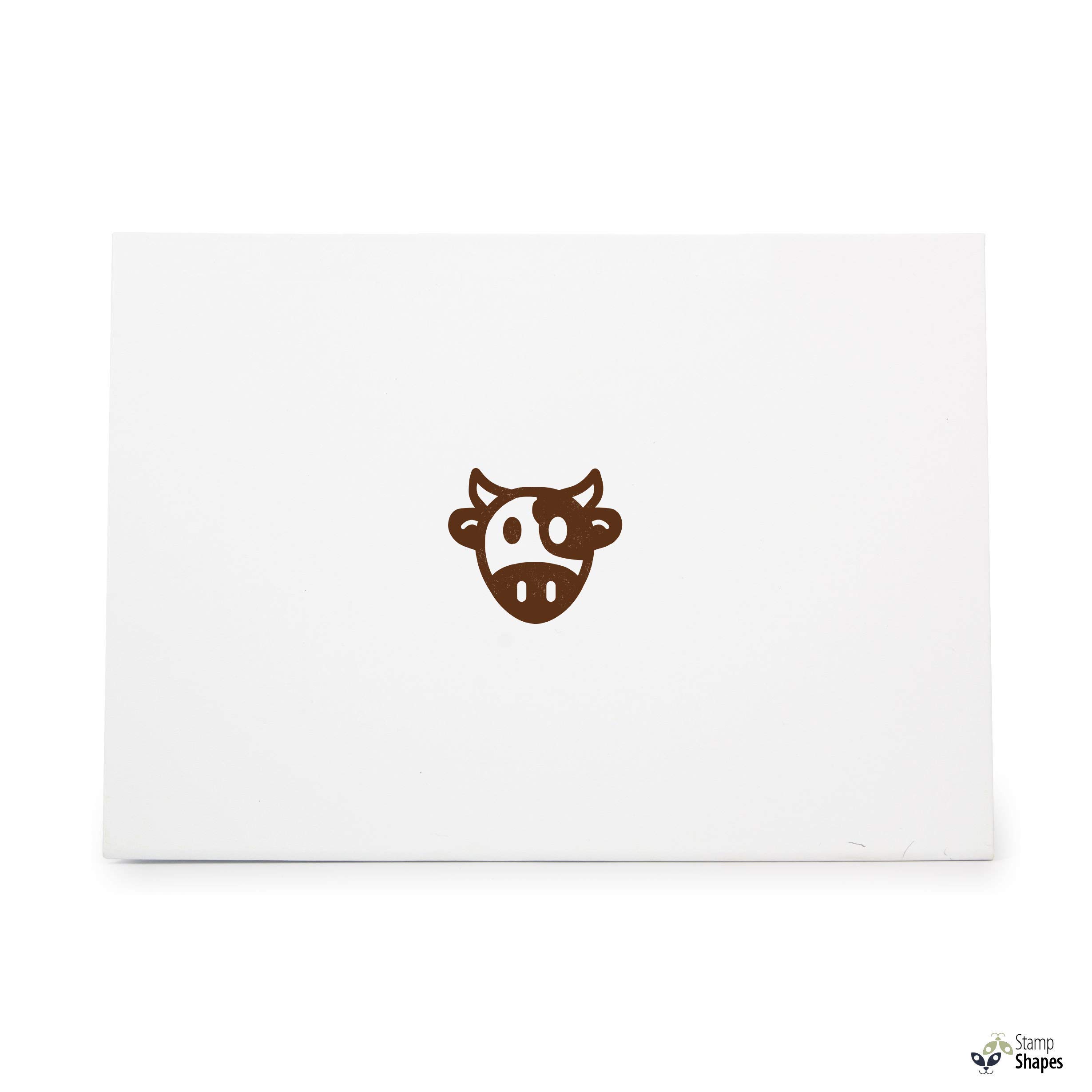 Cow Cattle Milk Meat Dairy Rubber Stamp - Perfect for Scrapbooking, Card Making & DIY Crafts - Great for Farm-Themed Projects, Homemade Cards & Creative Journaling