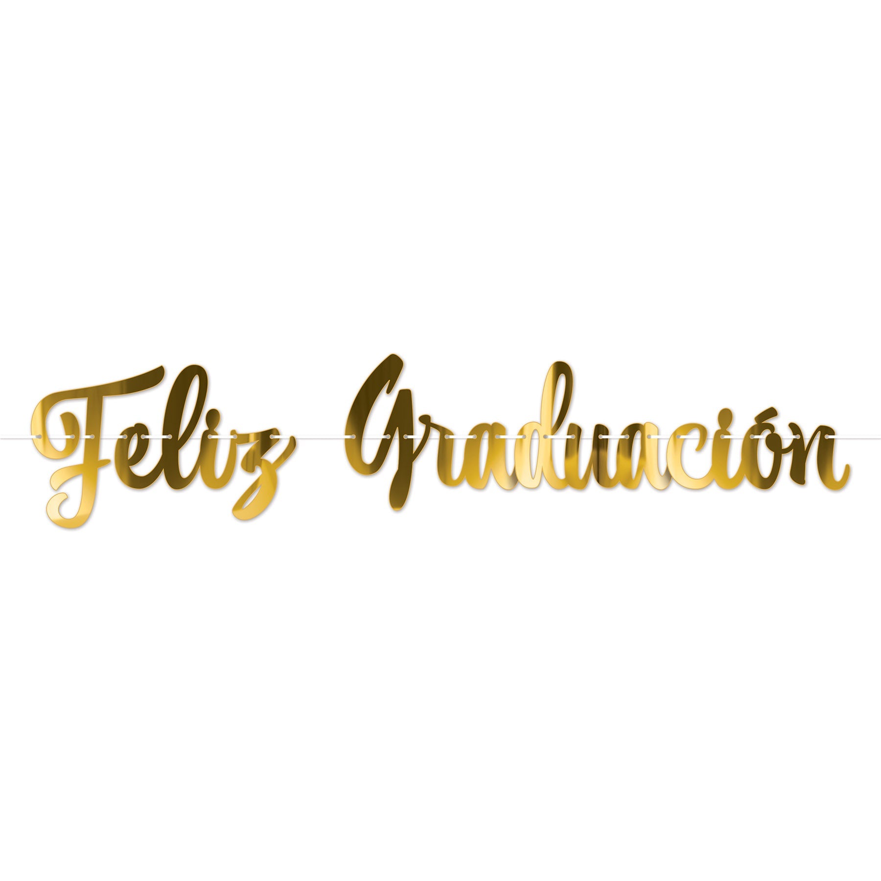 12 Pack Beistle Foil Happy Graduation Streamers - Colorful Party Decorations for Graduation Ceremonies, School Parties & Celebrations