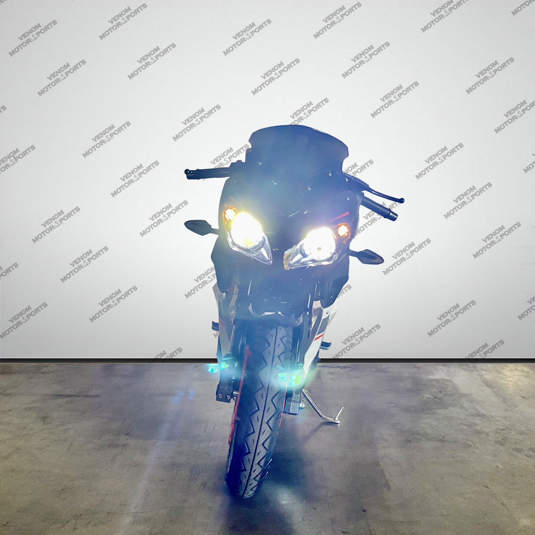 Venom X22R 250cc Sport Motorcycle - 5-Speed Manual Transmission for Street & Off-Road Riding | Ninja Style Bike for Adults | Perfect for Commuting, Racing & Adventure Tours