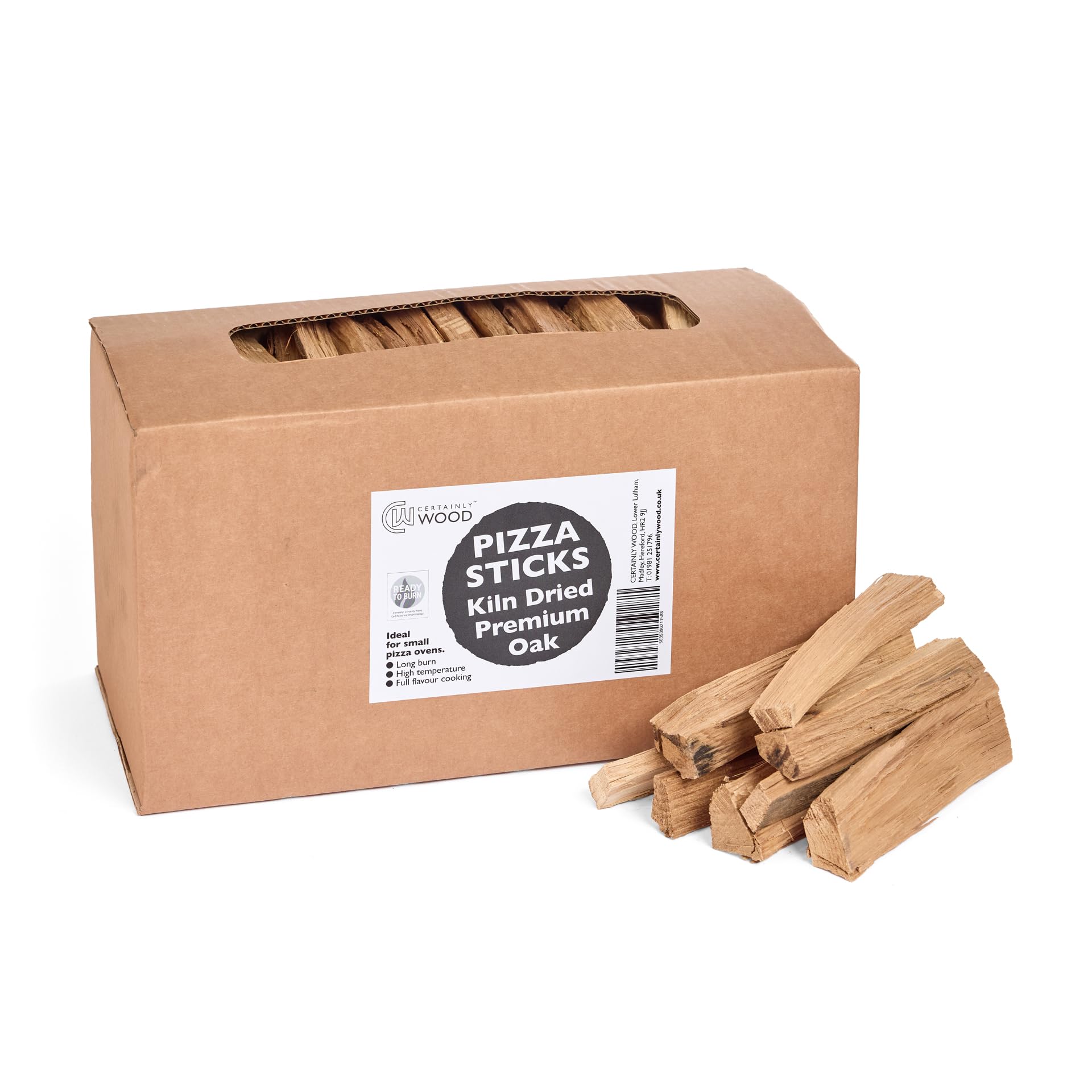 Premium Oak Pizza Sticks – Kiln-Dried Hardwood Kindling for Small & Mini Pizza Ovens – Fast Lighting, Long Burning, High Heat – Sustainably Sourced & Ready to Use – Perfect for Outdoor Pizza Parties, Campfires, and Wood-Fired Cooking