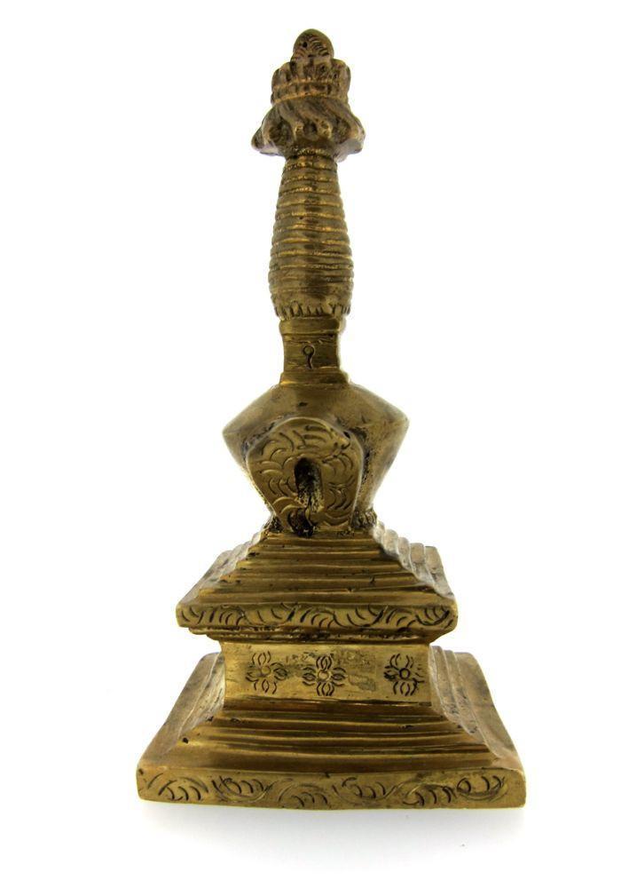 6 Inch Stupa Statue - Handcrafted Buddhist Decor for Home Altar, Meditation Room & Garden - Perfect for Spiritual Gifts & Zen Decorations