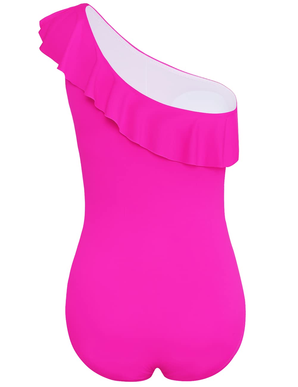 Hilor Women's One Piece Swimsuit - Tummy Control Asymmetric One Shoulder Bathing Suit for Women | Beach Vacation, Pool Party & Summer Swimwear