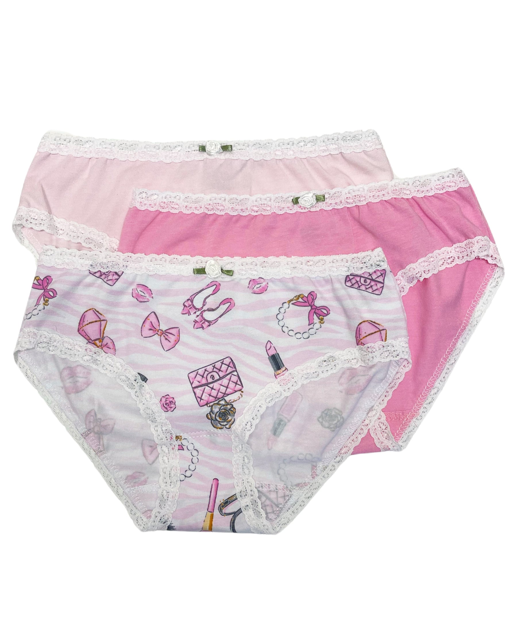 Glam 3 Pack Women's Underwear - Soft Breathable Cotton Panties for Everyday Comfort | Perfect for Workout, Lounge & Sleep