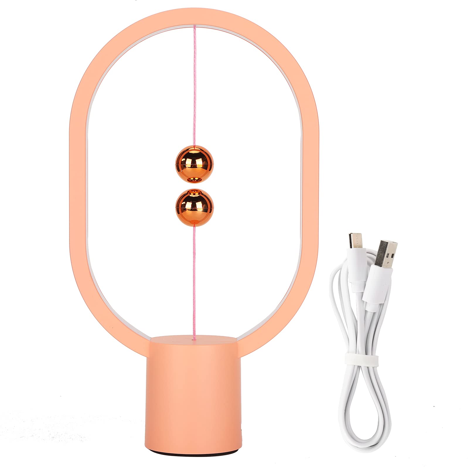 Heng Balance Lamp - LED Night Light with Magnetic Mid-Air Switch, USB Powered (5V) for Bedroom, Office, Nursery & Living Room | Modern Floating Desk Lamp for Relaxation, Reading & Ambient Lighting