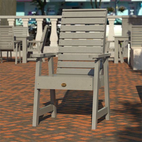 Glennville Dining Arm Chair - Modern Upholstered Dining Room Chair with Padded Seat - Perfect for Kitchen, Dining Room, and Home Office Use