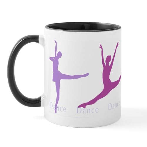 White/Black Inside - Dance Mug