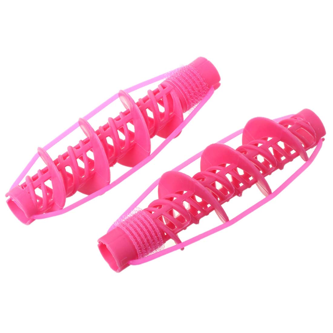 4Pcs Hair Rollers for Women & Girls - No Heat No Clip Spiral Curling DIY Tool, Salon Hairdressing Styling Rods for Soft Natural Curls - Perfect for Home Use, Parties & Special Occasions