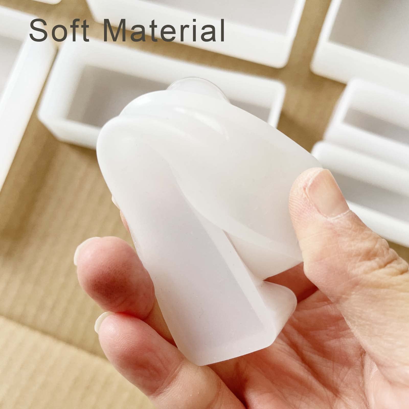 11Pcs Silicone Cube Molds Set - Hexahedron Crystal Polyhedral Resin Molds for DIY Crafts, Square Rectangular Casting Molds for Insect/Plant Specimen, Candle Wax & Soap Making - Perfect for Home Decor, Gift Display and Science Projects (11 Sizes)