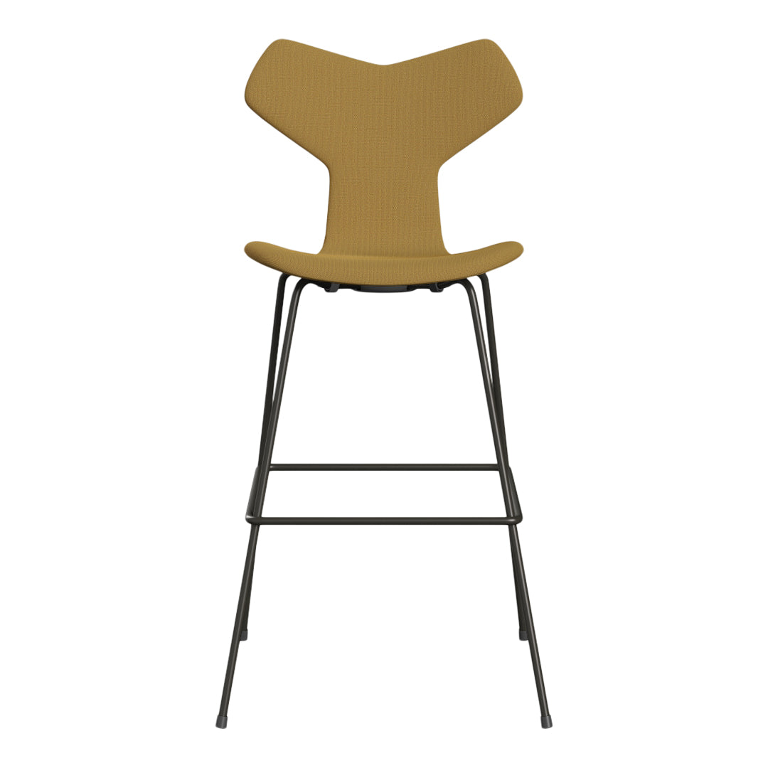 Grand Prix Bar Chair 3139 - Fully Upholstered Counter Stool with Metal Base - Perfect for Kitchen Islands, Bars & Home Decor