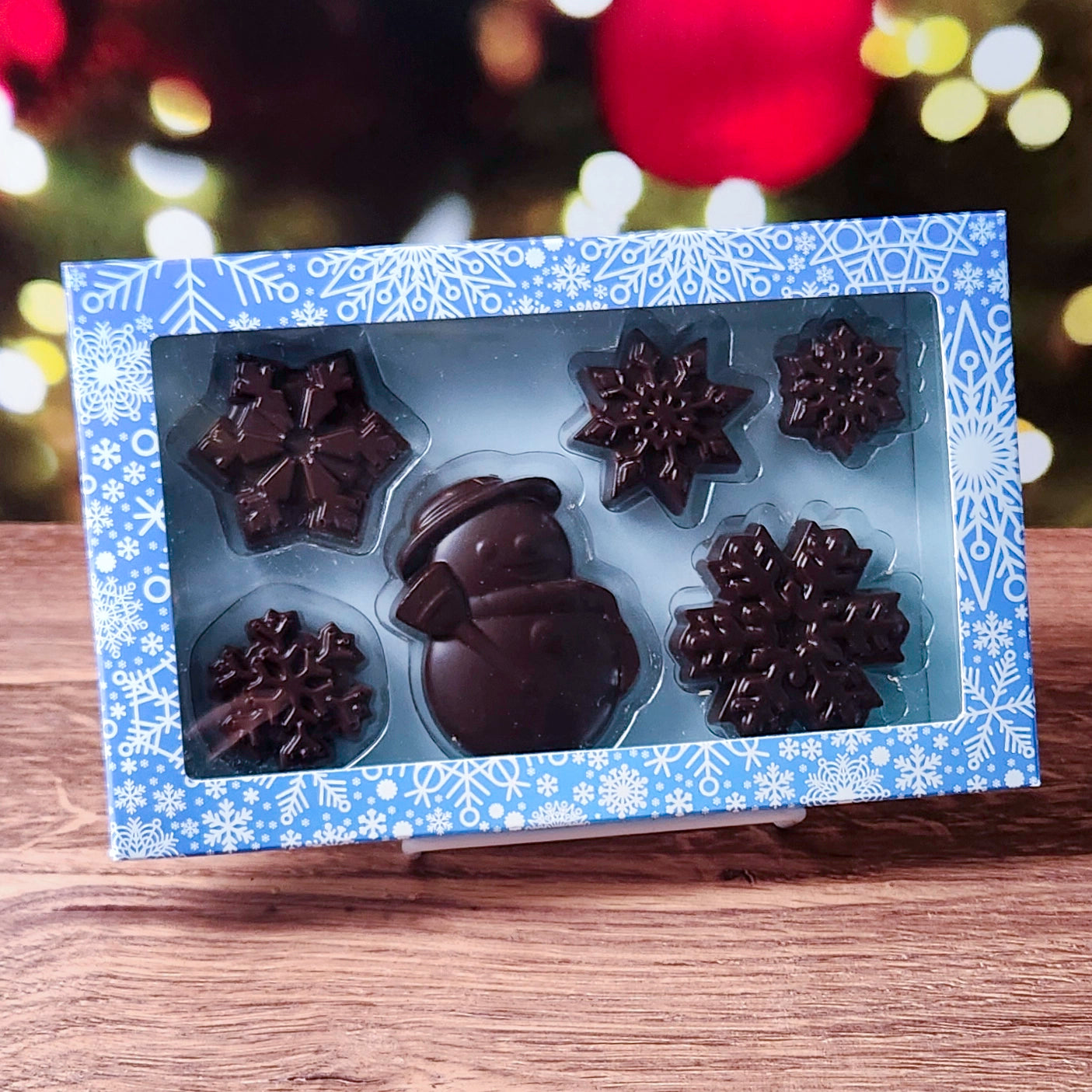 Premium Winter Chocolate Gift Box Set - Assorted Gourmet Chocolates for Holidays, Christmas & Valentine's Day - Perfect for Gifting, Parties & Cozy Nights by the Fireplace