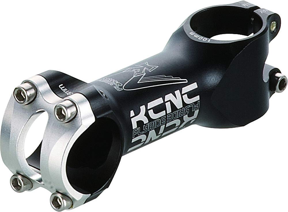 KCNC Bicycle Stem 7075 Aluminum - Lightweight MTB & Road Bike Handlebar Stem - Team Issue AH OS 31.8mm 5D Black - Perfect for Mountain Biking, Road Cycling & Commuting