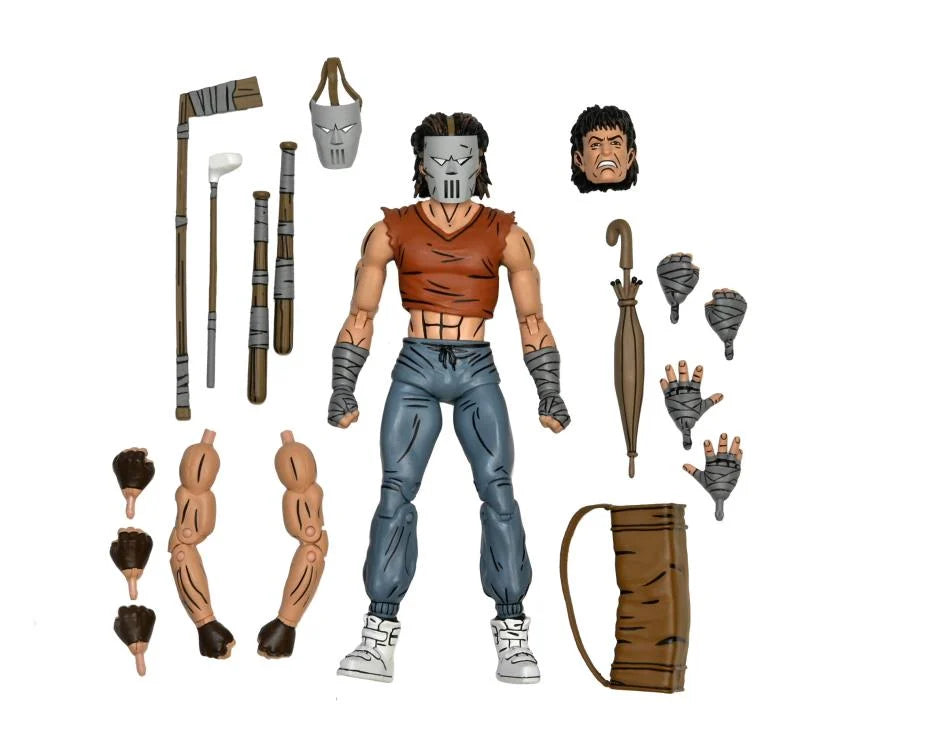 Teenage Mutant Ninja Turtles Casey Jones Action Figure - Mirage Comics Collectible for TMNT Fans | Perfect for Display, Gifts & Comic Book Collections