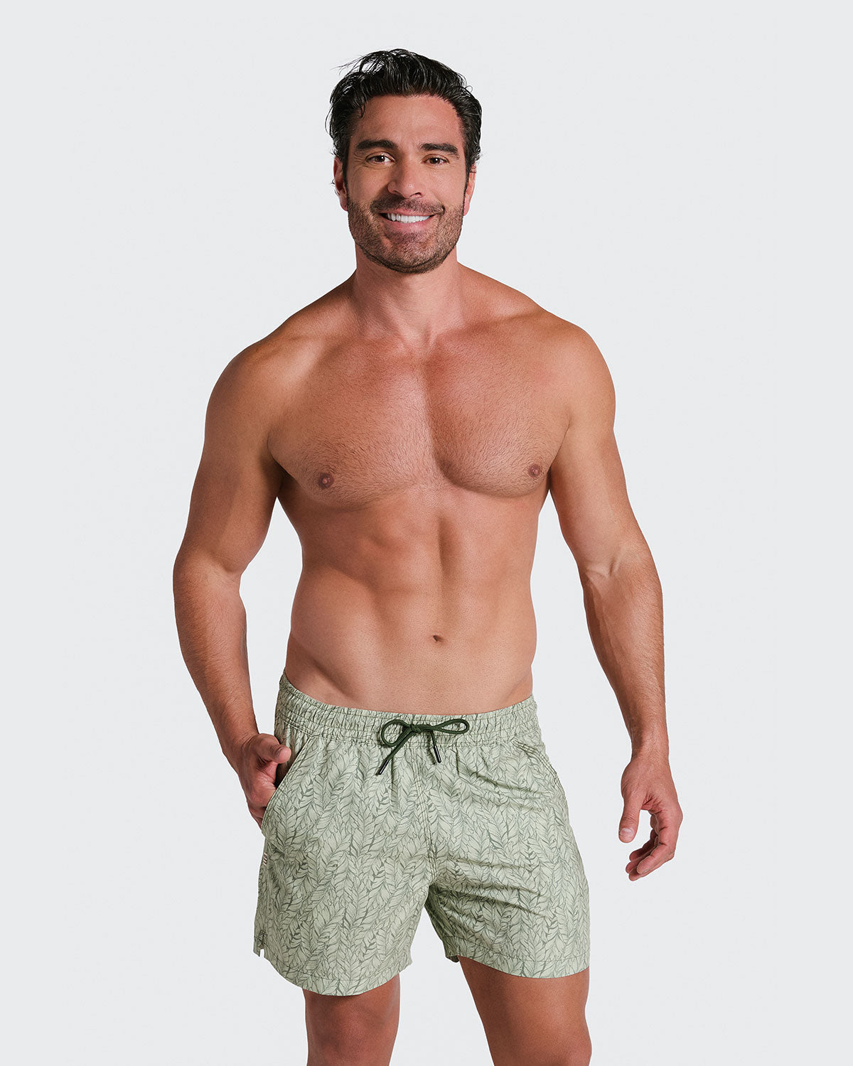 Eco-Friendly Men's Swim Trunks with Soft Inner Mesh Lining - Quick-Dry, Comfortable & Sustainable Swimwear for Beach, Pool & Water Sports