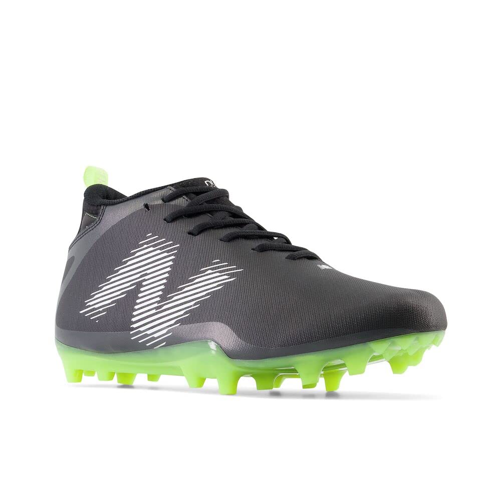 New Balance Men's Rush V4 Mid Lacrosse Cleats - Lightweight Performance Shoes for Lacrosse Players - Perfect for Field Sports & Training