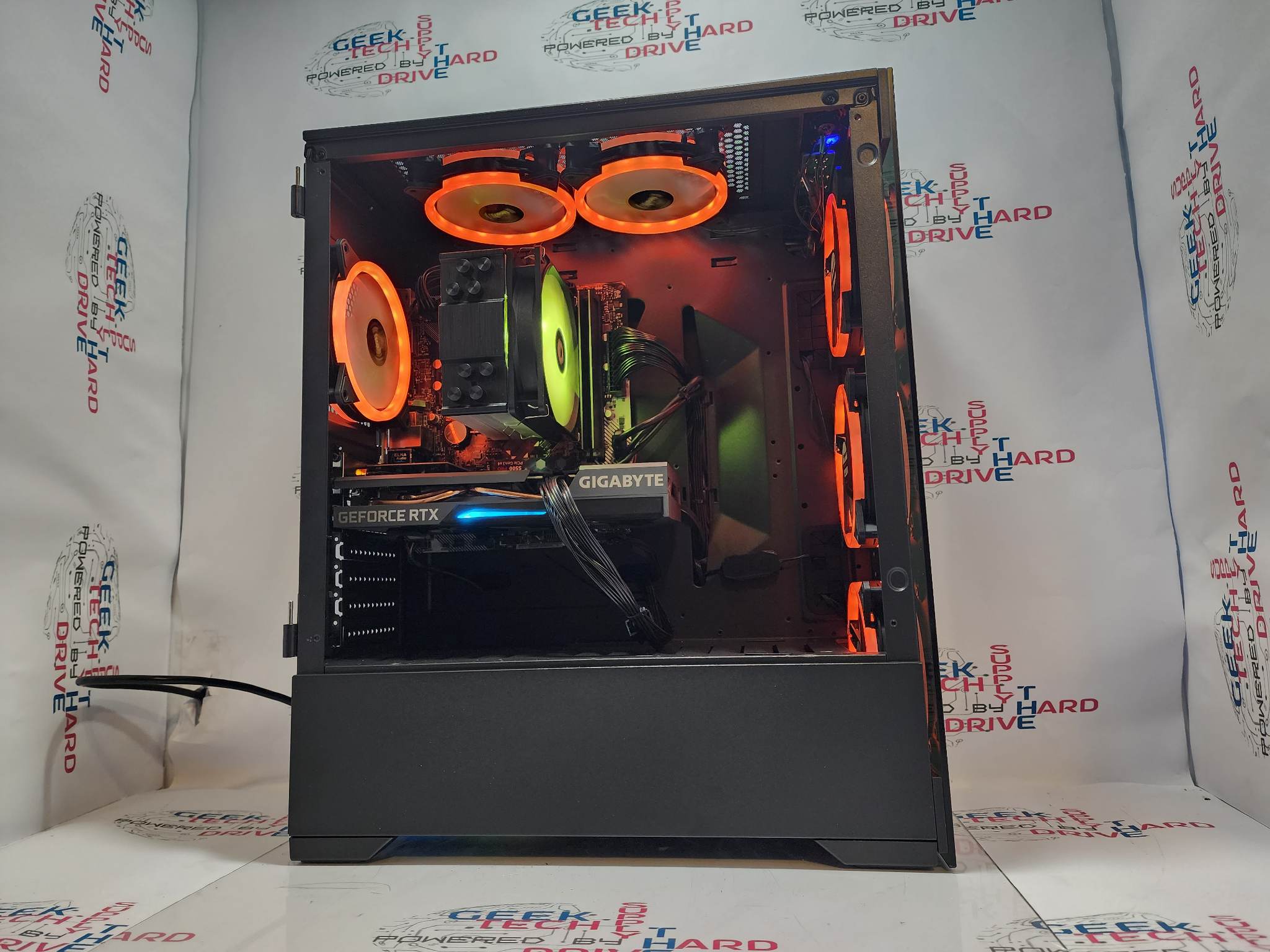 Custom Gaming PC Desktop Computer - AMD Ryzen 7 7800X3D, 2TB SSD, 32GB DDR5 RAM, NVIDIA RTX 5060, Black Vog B650 - Ultimate Gaming & Streaming Setup for Esports & 4K Gaming