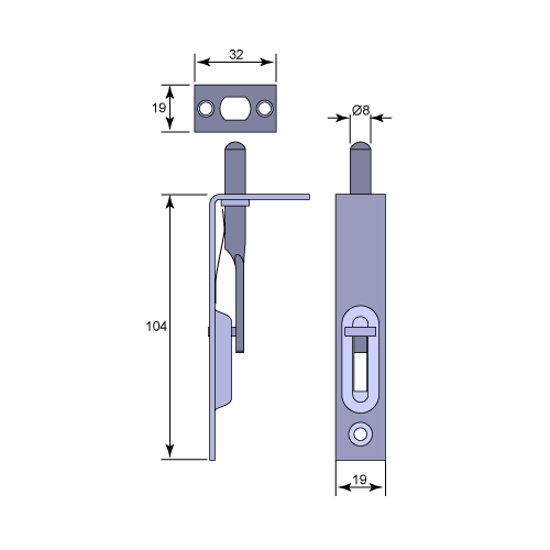 Aug Stenman 80mm & 98mm Steel Edge Rule - High Precision Measuring Tool for Woodworking, Metalworking, and DIY Projects