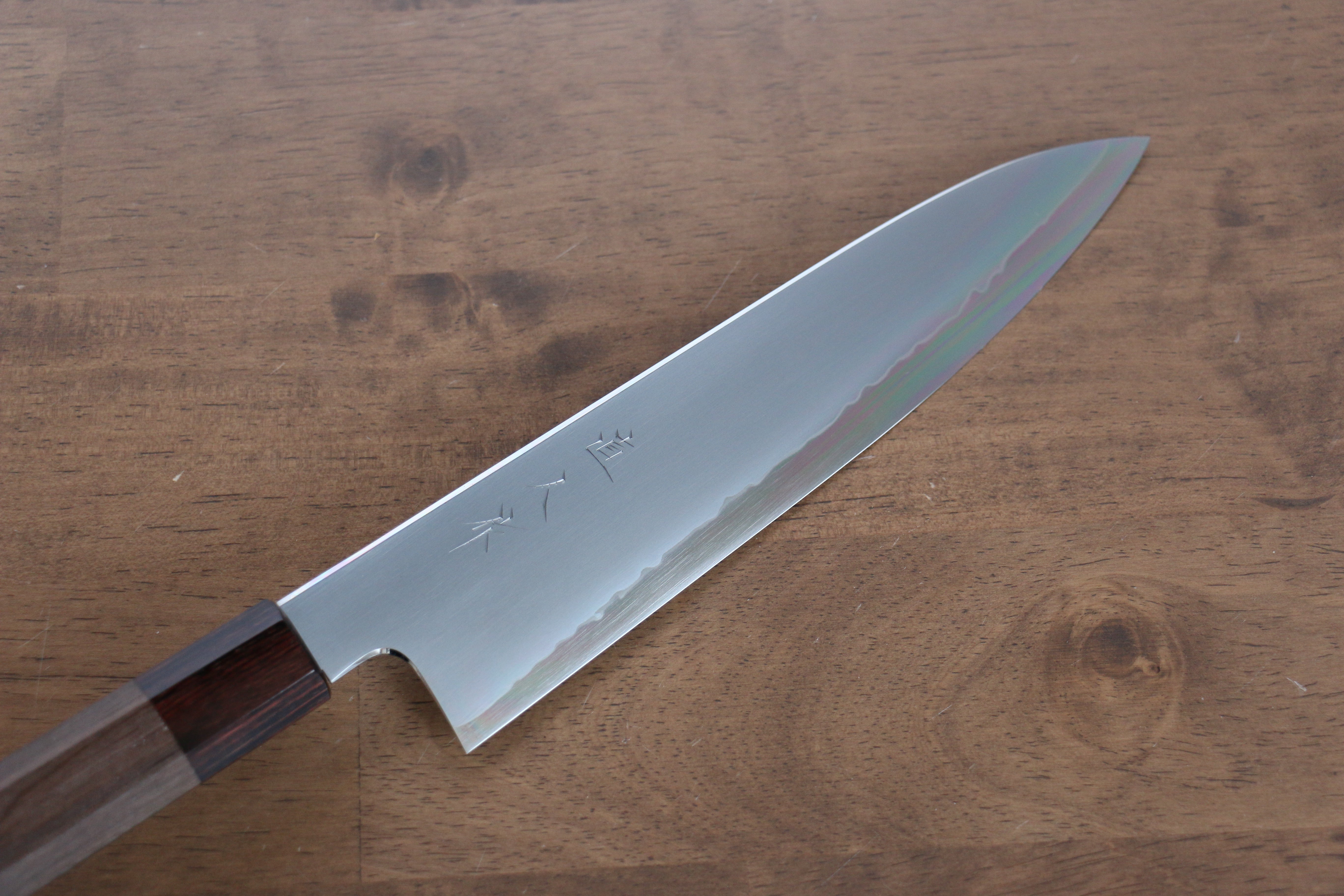 Premium SG2 Gyuto 210mm Japanese Chef Knife with Walnut Handle - Perfect for Slicing, Dicing & Precision Cooking in Professional Kitchens & Home Use