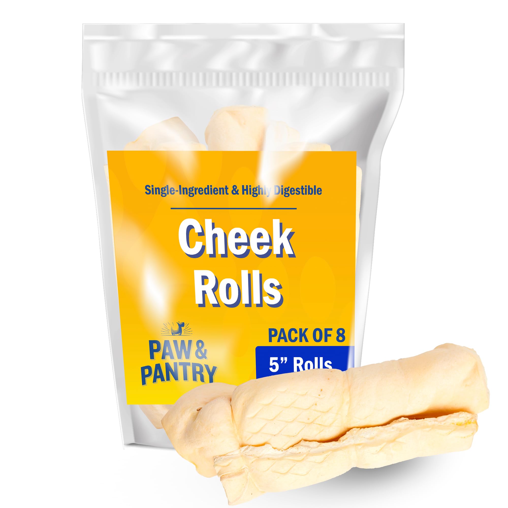 All-Natural Beef Cheek Rolls for Dogs - 5