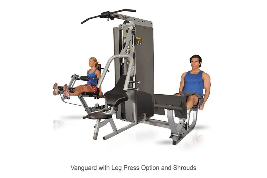 Inflight Vanguard 2 Stack Multi Gym - Professional Strength Training Equipment for Home & Commercial Use | Perfect for Full-Body Workouts, Weight Lifting & Fitness Training