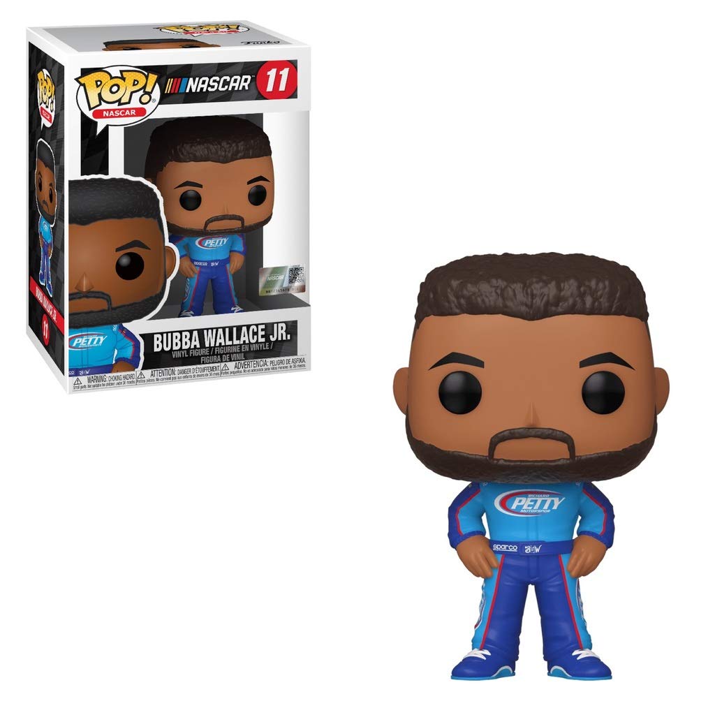 Bubba Wallace NASCAR Pop! Vinyl Figure – Collectible Toy for Fans, Racing Enthusiasts, and Home Decor