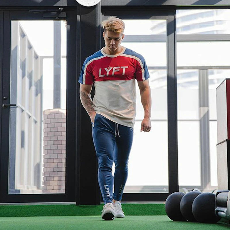 LYFT Men's Stretch Jogger Pants - Lightweight Sweatpants for Running, Gym, Workout & Lounge - Comfortable Athletic Tapered Trousers for Fitness, Bodybuilding & Casual Wear