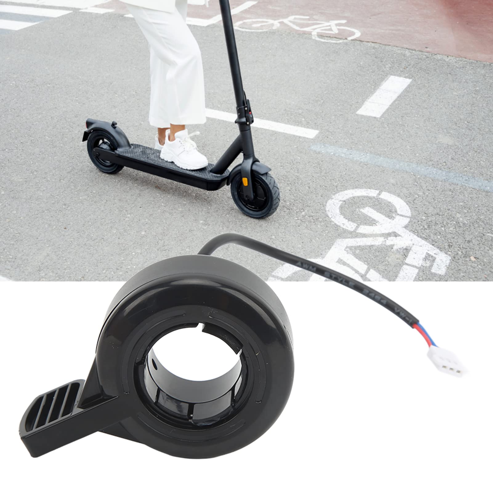 VBESTLIFE Electric Scooter Thumb Throttle Accelerator - Plastic Finger Speed Control for E-Scooters - Perfect for Commuting, Urban Travel & Last-Mile Transportation