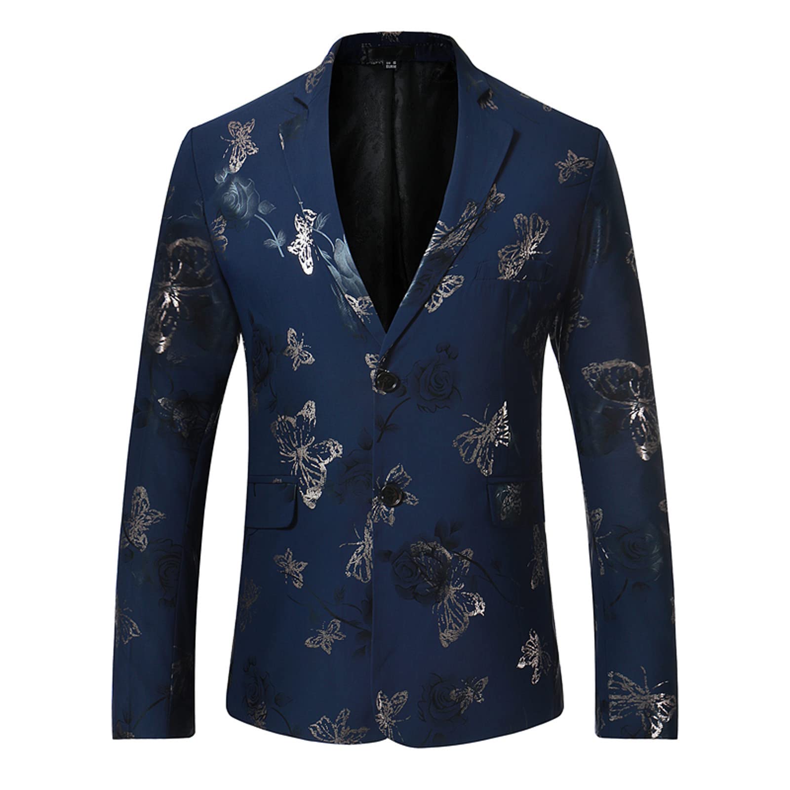 Men's Slim Fit Casual Blazer - Single Button Tuxedo Jacket for Business & Daily Wear | Perfect for Office, Weddings & Formal Events