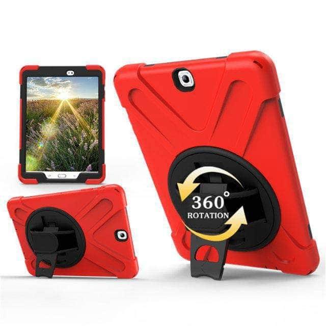 Samsung Galaxy Tab S2 9.7 Case - 360° Rotating Swivel Hand Strap Cover for SM-T810/T811/T813/T815/T819 Models - Perfect for Work, Travel & Home Use
