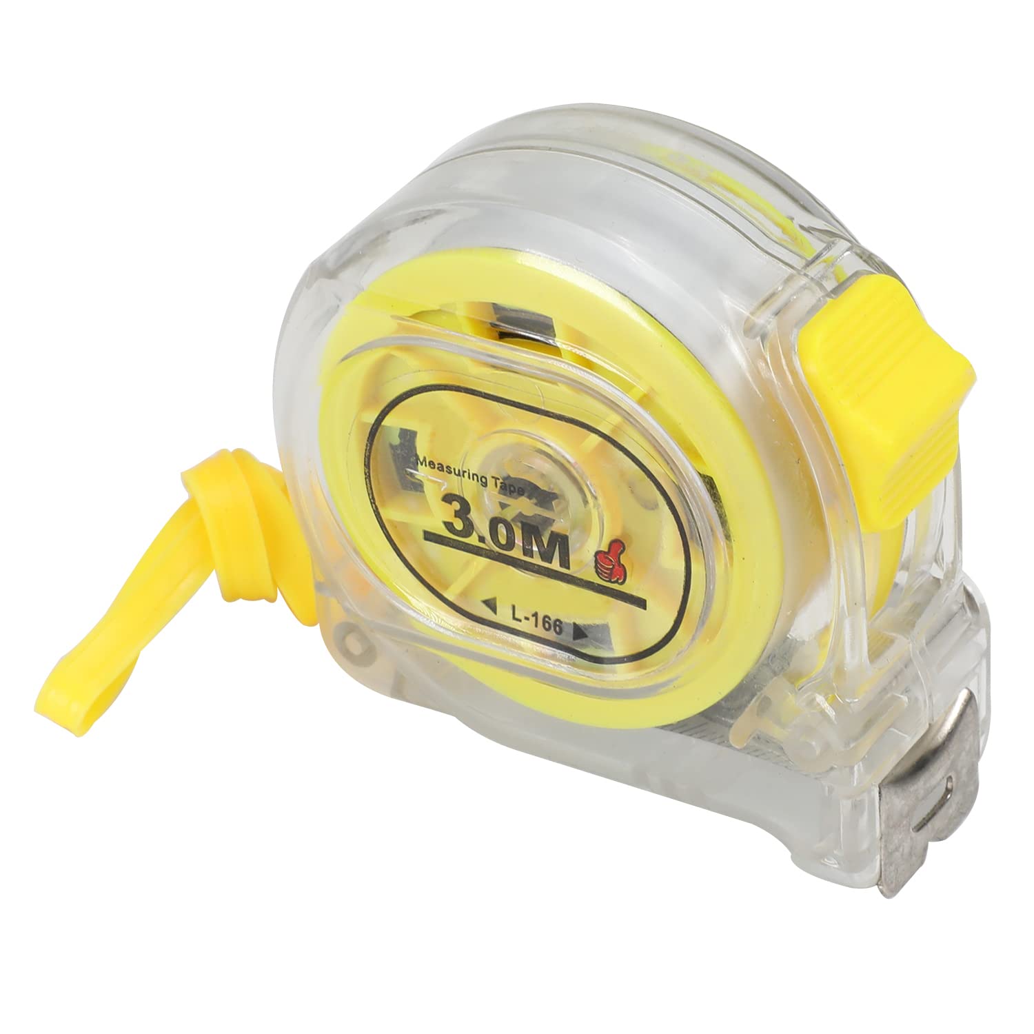 Utoolmart 3m/9.8ft Retractable Steel Tape Measure - Professional Metric Scale Measuring Tool with Durable Plastic Case (1Pcs) - Perfect for Construction, DIY Projects & Home Improvement