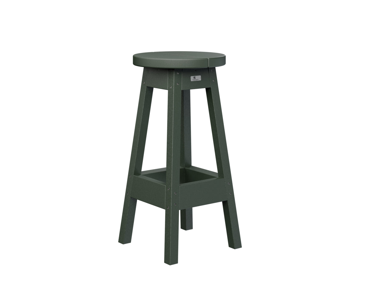 Berlin Gardens Outdoor Bar Stool - Weather-Resistant Patio Bar Height Stool for Backyard, Deck & Poolside - Perfect for Outdoor Dining, Entertaining & Relaxation