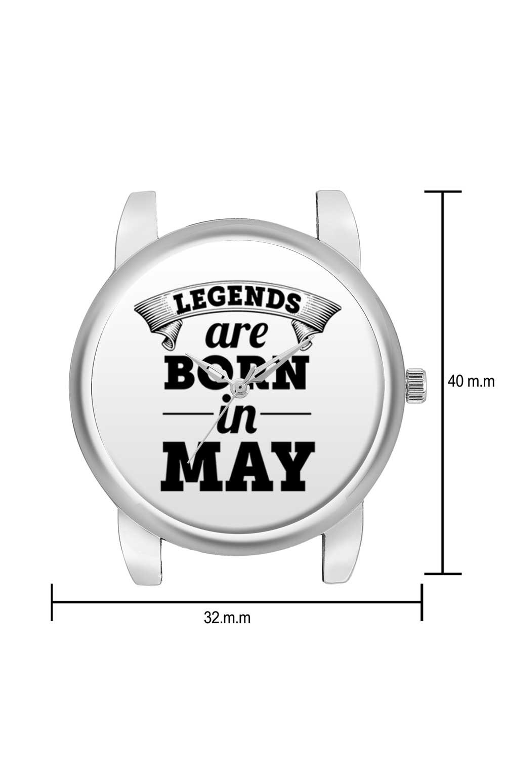 BIGOWL Women's Fashion Watch - Elegant Analog Leather Band Watch for Girls, Perfect Birthday Gift for May Born - Ideal for Casual Wear, Office & Special Occasions