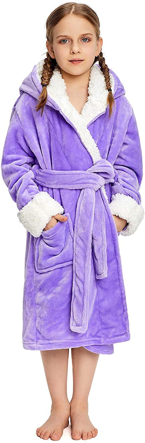Soft & Cozy Princess Unicorn Bathrobe for Kids - Fast Priority Shipping - Perfect for Birthday Gifts, Spa Days & Bedtime Comfort