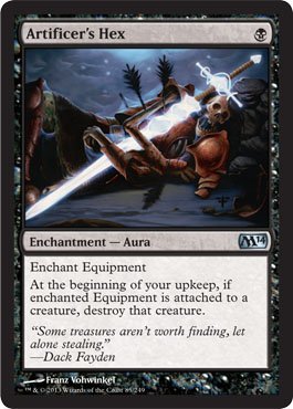 Magic The Gathering - Artificer's Hex (85/249) - Magic 2014 Trading Card | Collectible Game Card for MTG Deck Building & Strategy Games