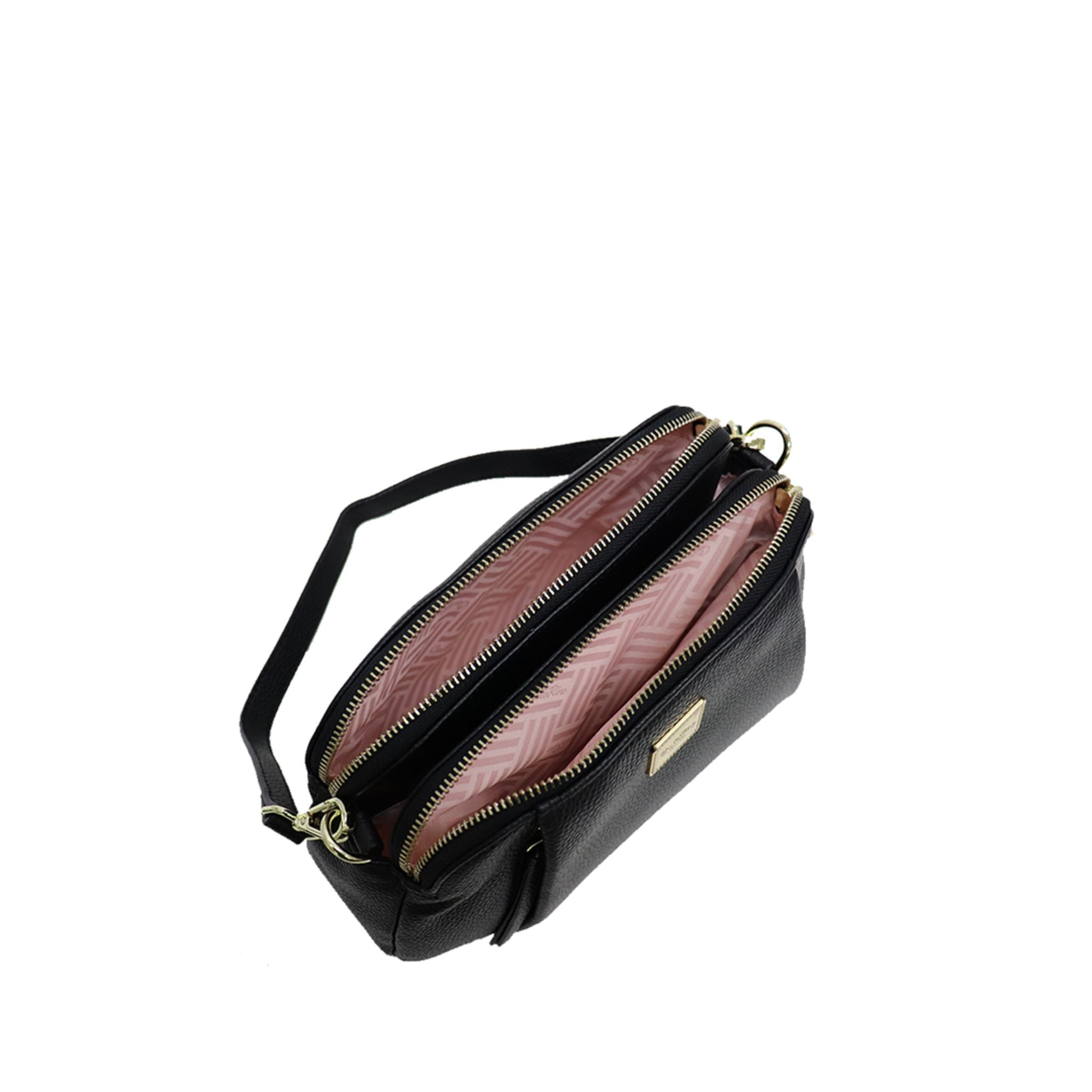 Stylish Carlo Rino Black Crossbody Bag for Women - Perfect for Travel, Shopping & Everyday Use