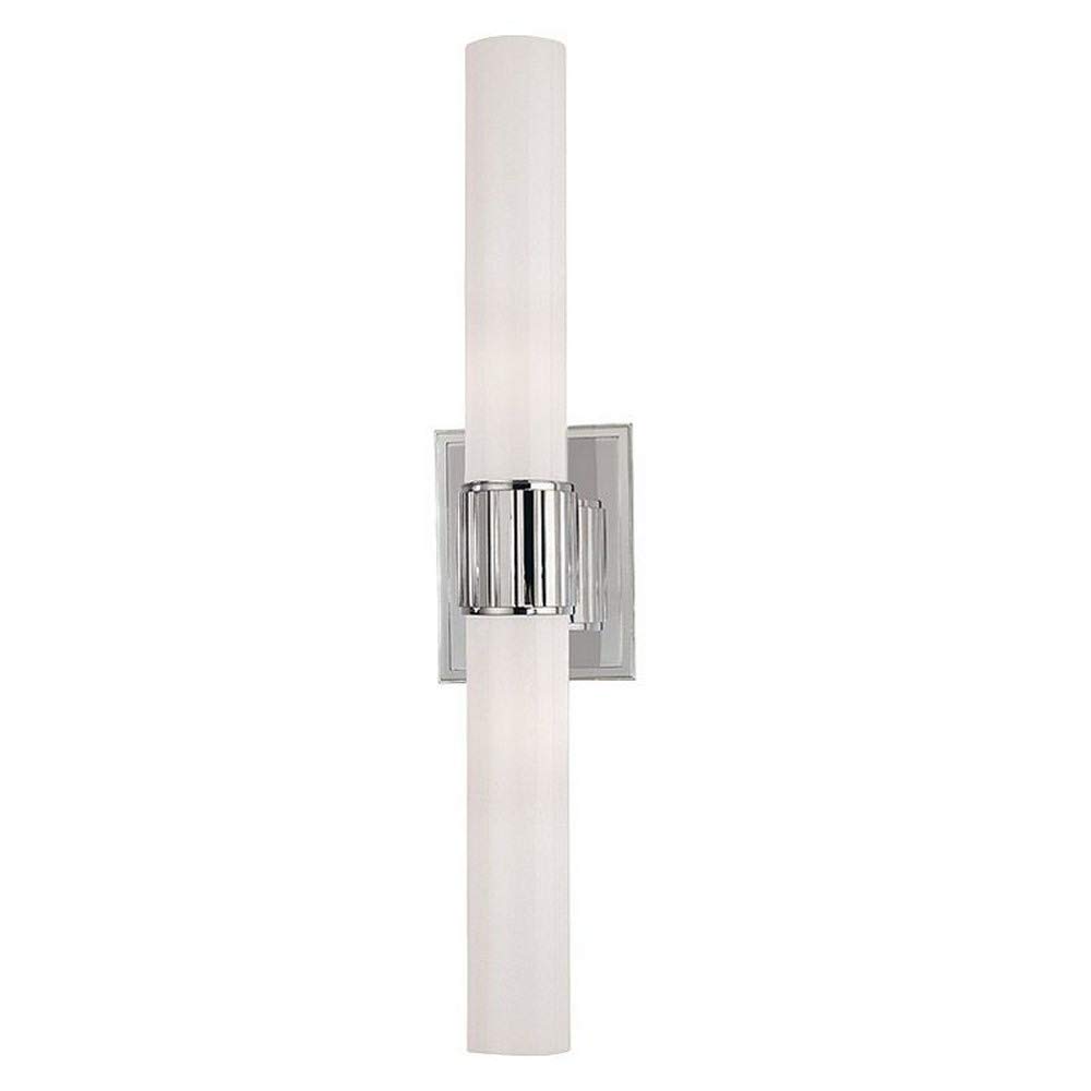Hudson Valley Lighting Fulton Two Light Wall Sconce - Polished Nickel Finish - Elegant Wall Lighting for Bedroom, Hallway & Living Room Decor