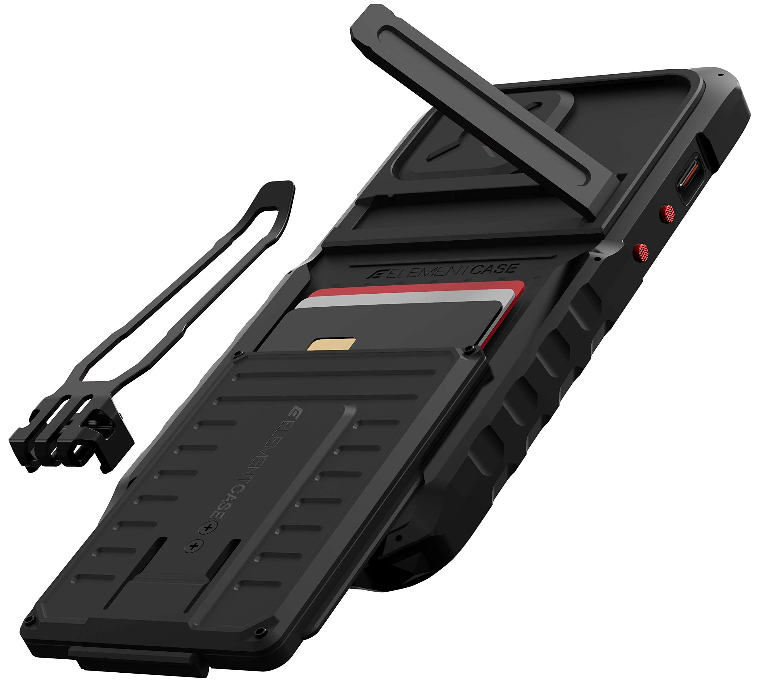 Element Case Black Ops Protective Case for iPhone 12/12 Pro - Shockproof Military-Grade Cover with Slim Design (Black) - Perfect for Outdoor Adventures & Daily Protection