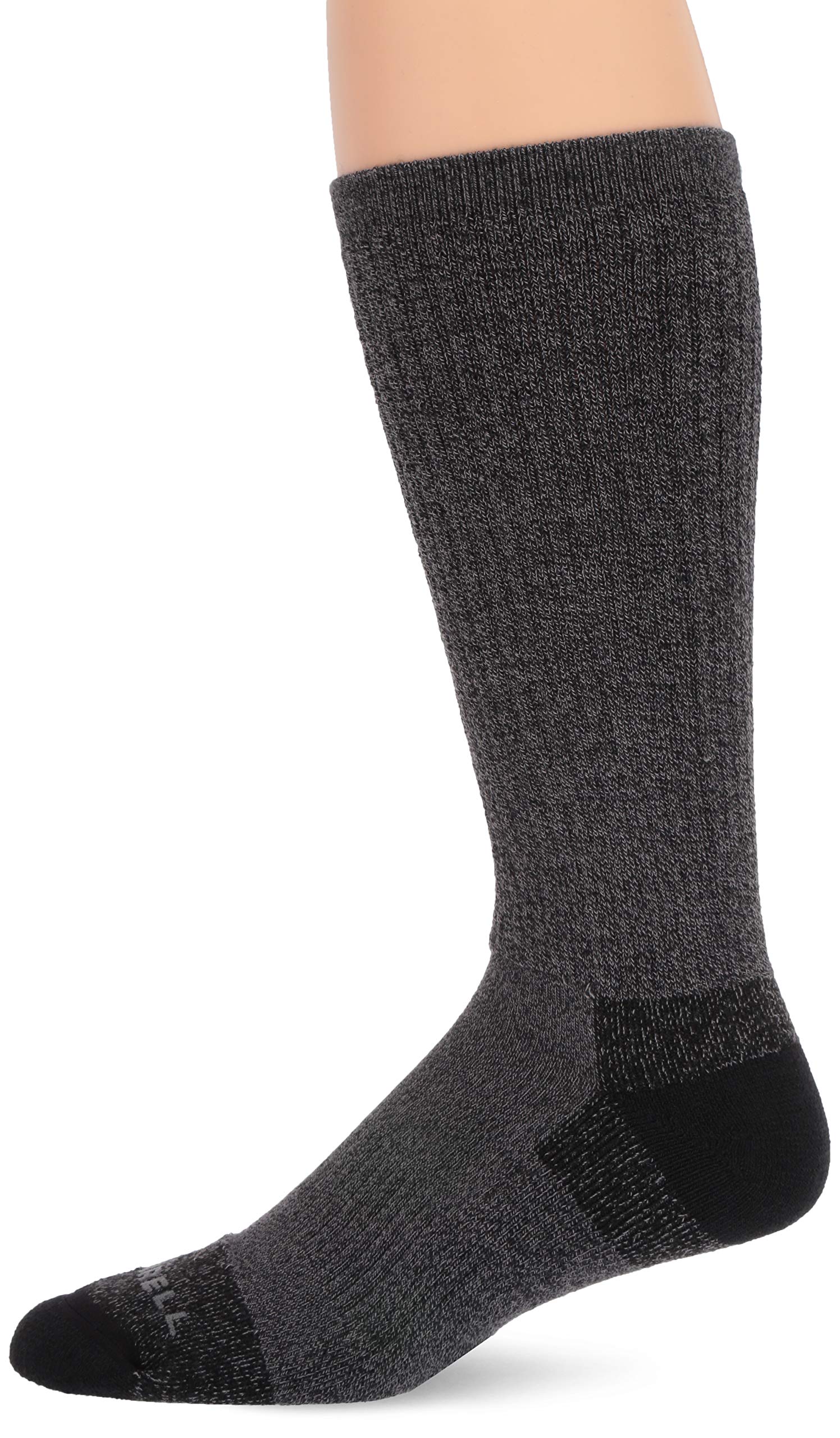 **Merrell Men's Moab Hiker Socks - Moisture-Wicking, Cushioned Hiking Socks for Outdoor Adventures & Daily Wear**