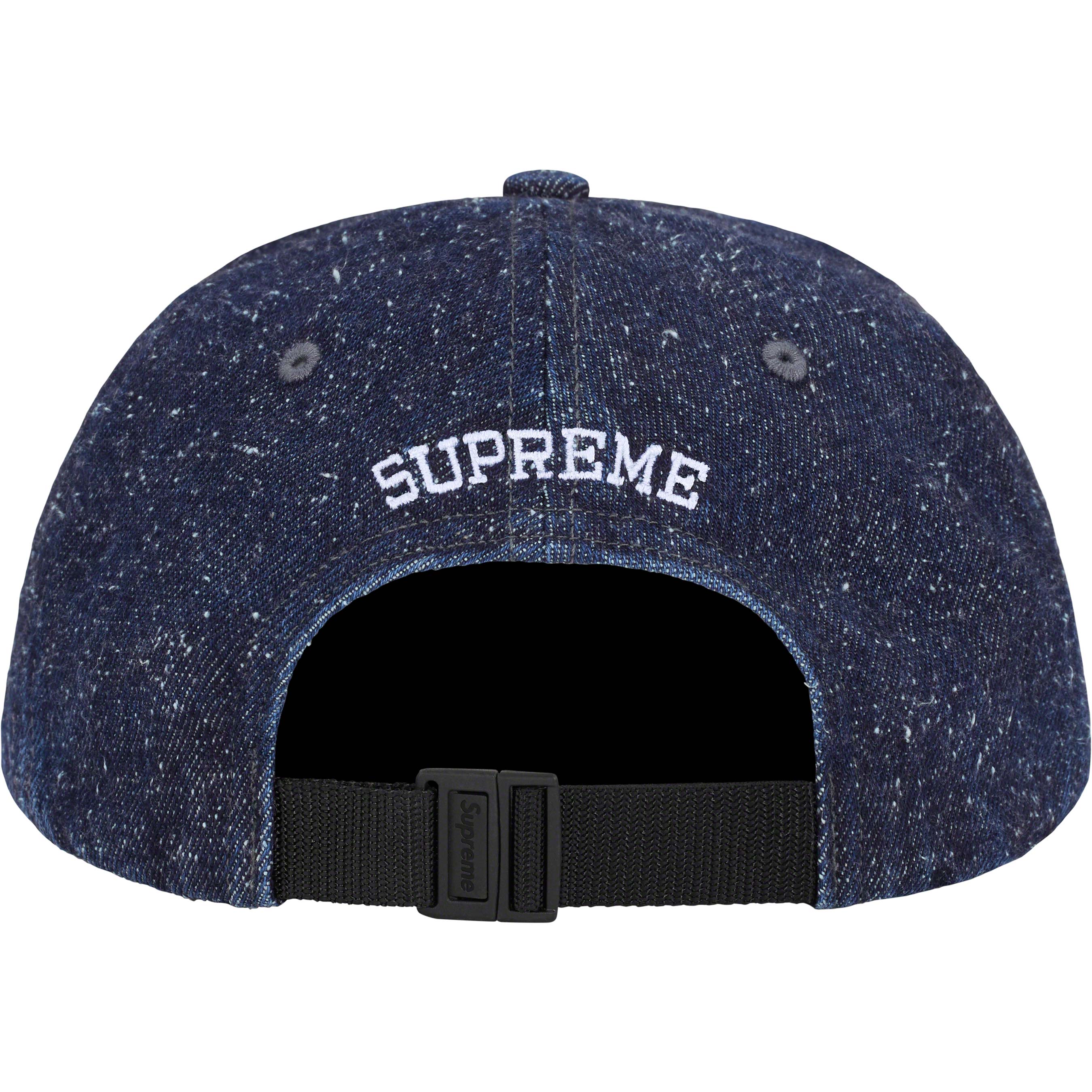 Supreme Classic Logo 6-Panel Denim Hat - Streetwear Fashion Accessory for Men & Women | Perfect for Urban Style, Hip-Hop Outfits and Casual Wear
