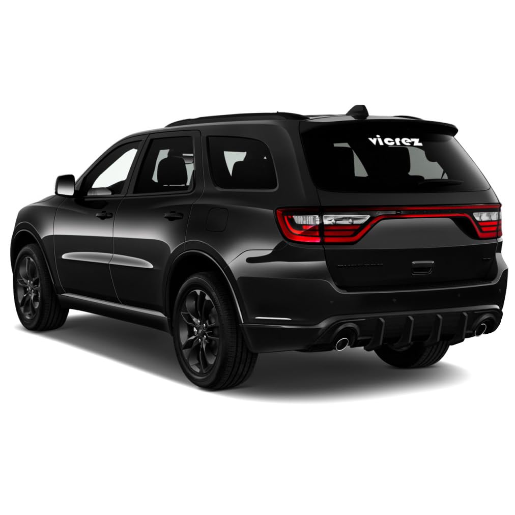 Vicrez V3R Style Rear Diffuser vz102478 for Dodge Durango 2014-2025 - Carbon Fiber Spoiler Upgrade for Enhanced Aerodynamics & Sporty Look - Perfect for Car Enthusiasts & Street Racing