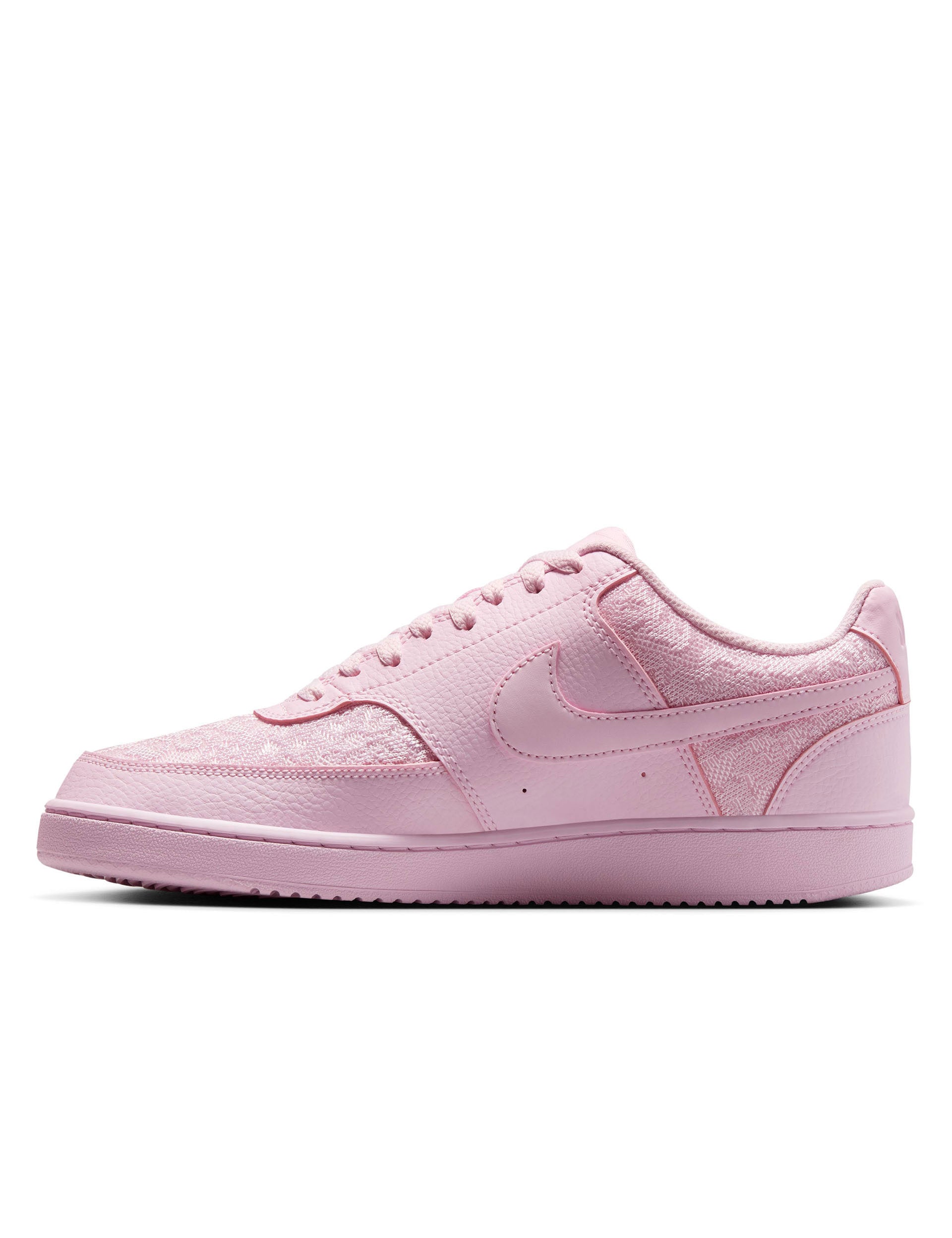 Nike Court Vision Low Sneakers for Women - Lightweight Pink Foam Comfortable Casual Shoes for Walking, Running & Everyday Wear