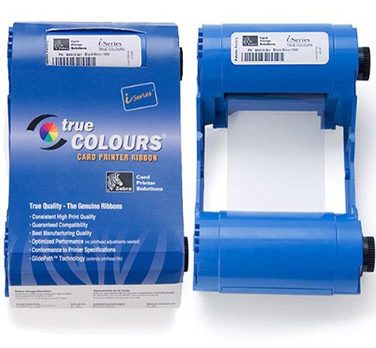 Zebra Print Ribbon - Ymcko 200 Image Ec with Cleaning Roller for P1X Printer | Perfect for Label Printing, Barcode Scanning & Office Organization