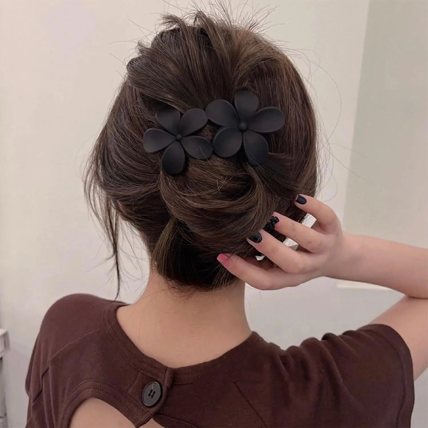Double Flower Hair Clips - Elegant and Practical Hair Accessories for Women, Girls | Perfect for Weddings, Parties, and Everyday Styling