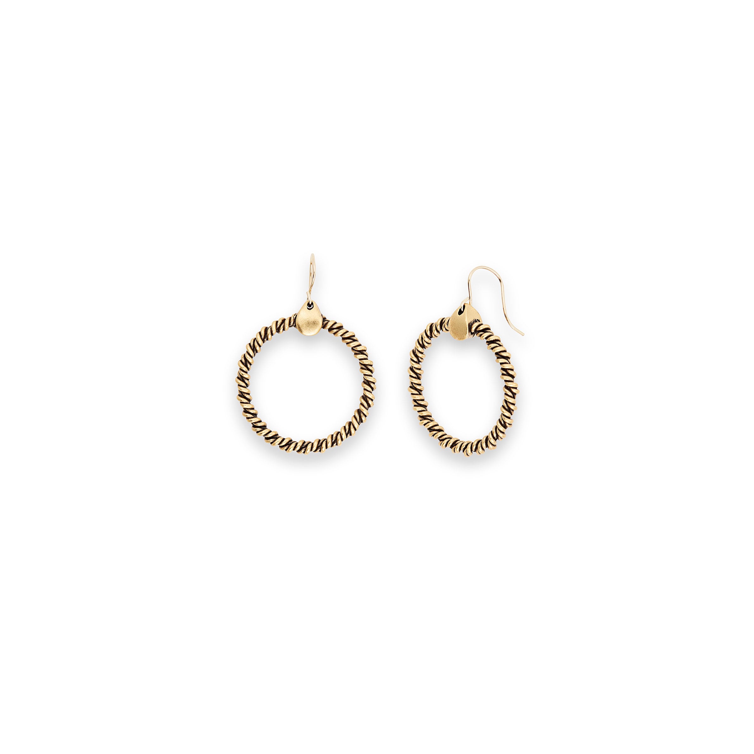 Stylish Crimped Hoop Earrings for Women - Trendy Gold & Silver Hoop Earrings for Everyday Wear - Perfect for Parties, Work & Casual Outfits