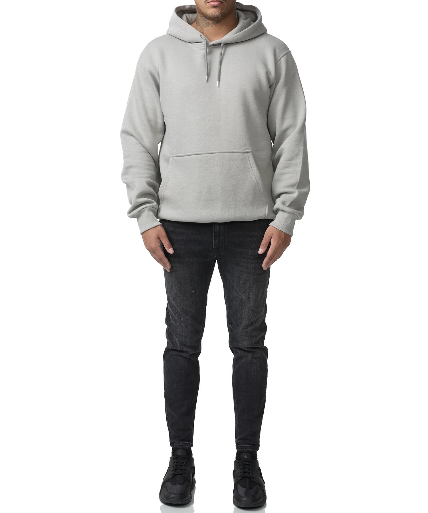 Smith & Solo Men's Hooded Sweatshirt - Long Sleeve Crewneck Cotton Blend Pullover for Workout & Casual Wear - High Quality Hoodie for Men & Teens - Perfect for Gym, Running, and Everyday Comfort