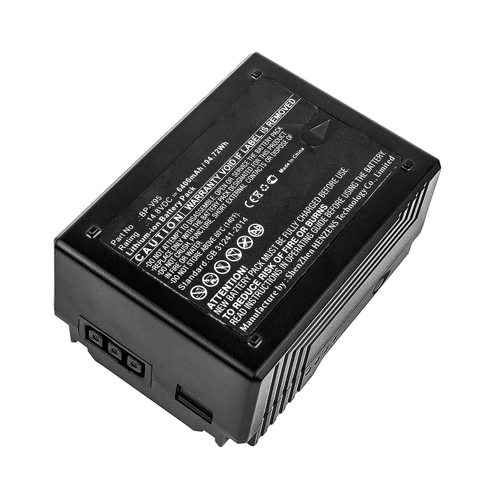 Synergy Digital Camera Battery - High Capacity 6400mAh Li-ion 14.8V Replacement for RED SM-4230RC & Sony BP-V95 - Perfect for Professional Photography, Film Making, and Outdoor Shooting