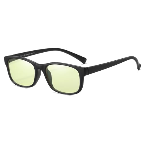 8016 Matte Black Frame Amber Lens
