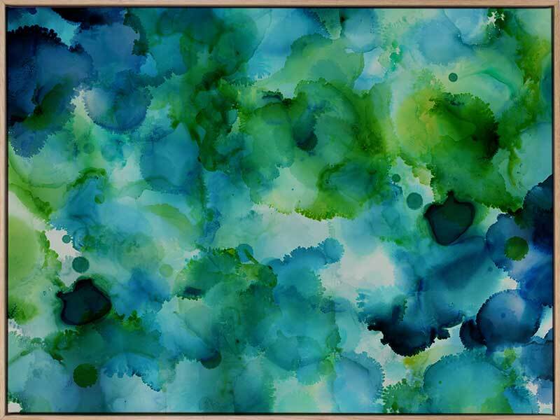 Blue Lagoon Canvas Art Print - Stunning Ocean Wall Decor for Living Room, Bedroom & Office - Perfect Coastal Home Decor Gift