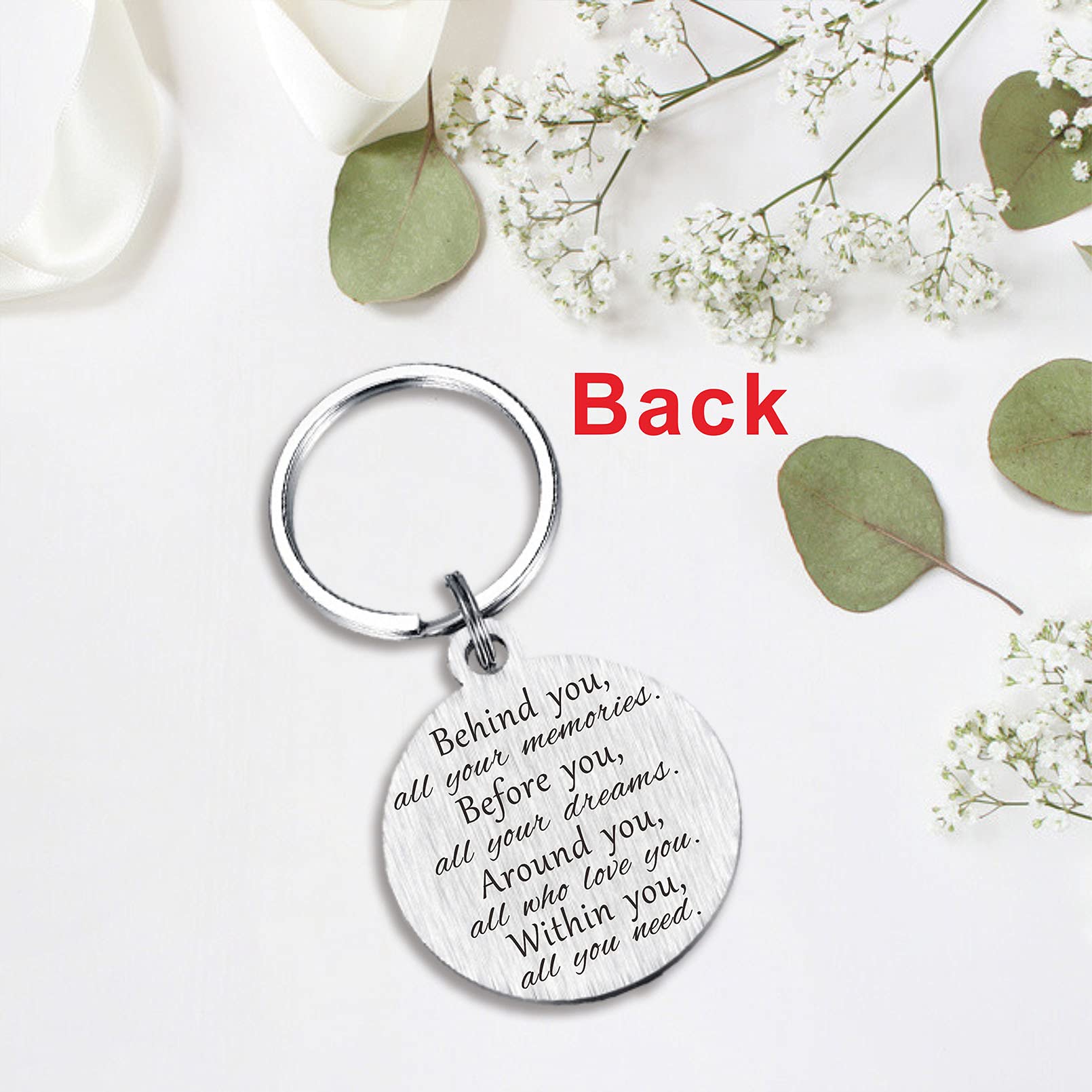Personalized Double-Sided Engraved Birthday Keychain - Unique Gift for Women, Men, Girls & Boys | Perfect for Birthdays, Anniversaries & Special Occasions