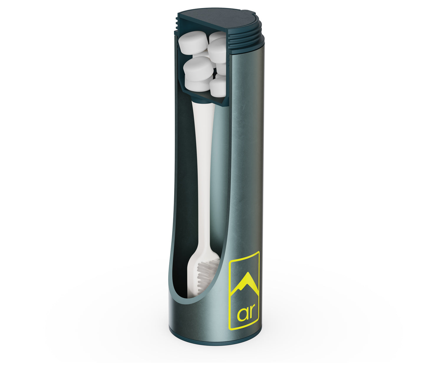 Adventure Ready Tooth Care Cap - Essential Travel Toothbrush Cover for Oral Hygiene On the Go | Perfect for Camping, Hiking, and Backpacking Trips